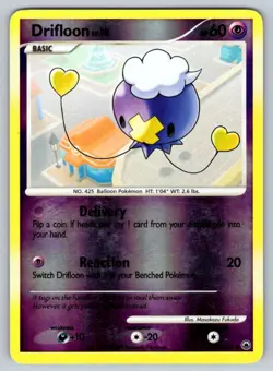 2008 Diamond & Pearl - Majestic Dawn Drifloon3 Common Reverse Holo #61 - Image 1