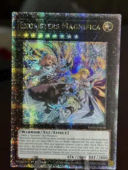Exosisters Magnifica - Quarter Century Secret 1st Edition RA02-EN038 NM YuGiOh - Image 1
