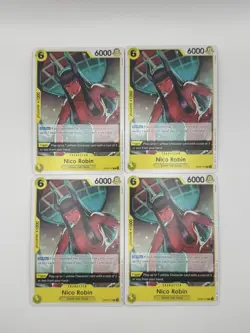 Nico Robin OP09-107 - x4 play set - Learn Together Reprint - One Piece TCG - Image 1
