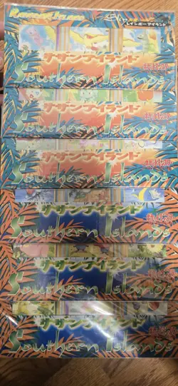 Vintage Pokemon Japanese Southern Islands Complete Set of 18 Cards 6 Sets Sealed - Image 1