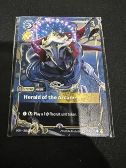 Riftbound VIKTOR Herald Of The Arcane METAL Card Houston Prize Wall Promo - Image 1