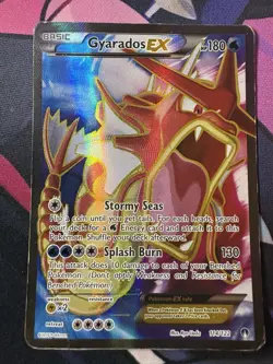 Gyarados EX - 114/122 - Full Art Shiny Rare BREAKpoint - Pokemon Card 2016 - Image 1