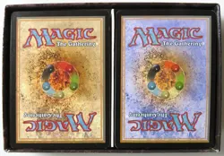 Magic the Gathering POKER DECKS unsealed Poker Deck x 2 MtG art face cards 1998 - Image 2