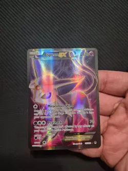 POKEMON XY BREAKPOINT ESPEON EX 117/122 FULL ART ULTRA RARE NEAR MINT CLEAN CARD - Image 2