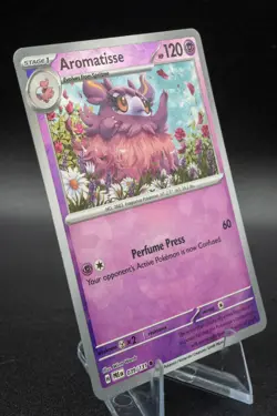 Pokemon Aromatisse 039/131 Sv: Prismatic Evolutions Poke Ball Holo TCG Card NM++ - Image 2