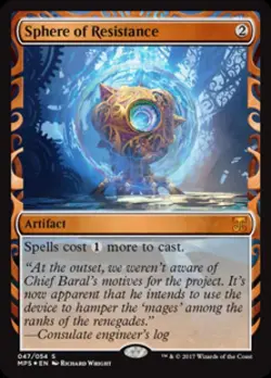 Sphere of Resistance -Foil Near Mint MTG Kaladesh Inventions - Image 1