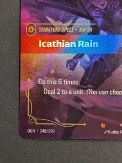 Riftbound Origins - 1x Icathian Rain - NM Epic Foil, 248/298, English Pack Fresh - Image 3