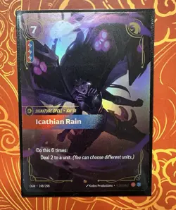 Icathian Rain (Nm)- Riftbound Origins 248/298 - Foil Near Mint English - Image 1