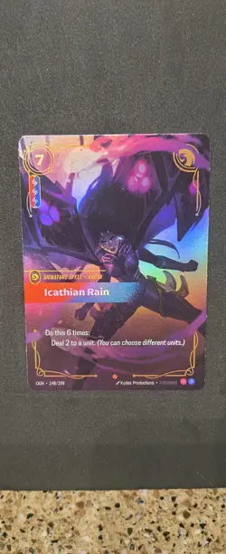 Icathian Rain (Nm)- Riftbound Origins 248/298 - Foil Near Mint English - Image 1