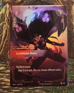 Icathian Rain (Nm)- Riftbound Origins 248/298 - Foil Near Mint English - Image 1