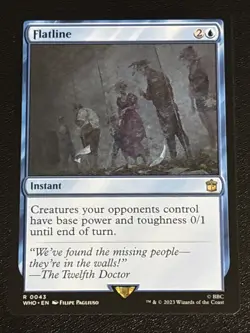 MTG Universes Beyond: Doctor Who Flatline 0043 NM Rare - Image 1