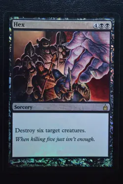 Magic The Gathering MTG HEX FOIL Ravnica: City of Guilds LP Lightly Played - Image 1