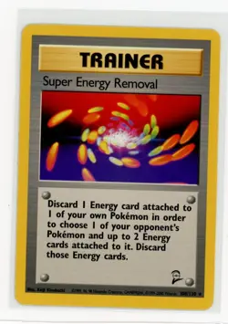 Pokemon Base Set 2 #108/130 Super Energy Removal - Image 1