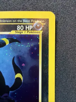Pokemon TCG UMBREON Neo Discovery Unlimited Holo 13/75 English WOTC - NM- - Image 3