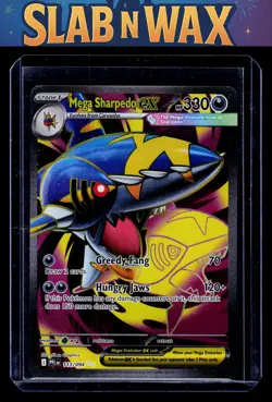 Pokemon tcg ME02: Phantasmal Flames Mega Sharpedo ex #061/094 - Image 1