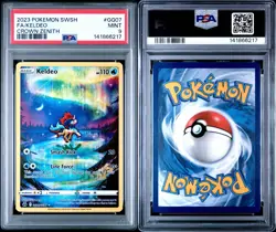 2023 POKEMON SWORD & SHIELD CROWN ZENITH #GG07 FULL ART/KELDEO PSA 9 - Image 3