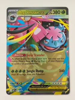 MEGA VENUSAUR EX MEP013 MEGA EVOLUTIONS POKEMON PROMO ULTRA RARE - Image 1