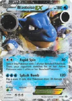 Lightly Played Blastoise EX - XY30 - EX Trio Promo - Holo Pokemon XY Promos - Image 1