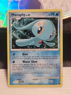 Pokemon TCG Manaphy 2/17 Pokemon Promos Holo Promo Promo VLP/NM Obo - Image 2