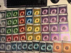 Pokemon TCG Lot of 47 151 Holo Energy with Swirls NM/M Fast Shipping! US Seller - Image 1