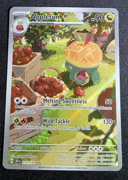 Appletun 211/191 - Illustration Rare - SV08: Surging Sparks - Pokemon TCG - NM - Image 1