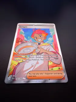 Crispin #164 Stellar Crown Full Art Trainer Pokemon NM GIDORA - Image 4