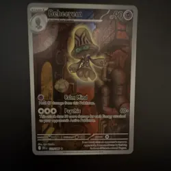 Pokemon Beheeyem #121 121/086 IR Holo Black Bolt EN Near Mint NM - Image 1