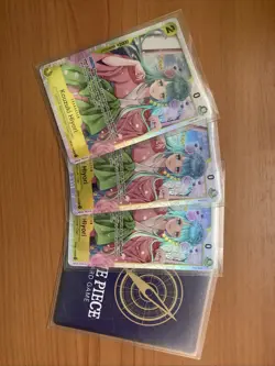 4x One Piece CCG Kouzuki Hiyori Alternate Art OP06-106 Wings of the Captain Foil - Image 1