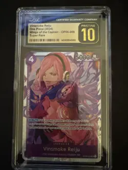 One Piece CCG Vinsmoke Reiju OP06-069 Graded 10 English - Image 1