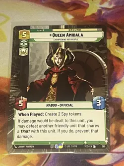 Queen Amidala (Hyperspace) - 365 Secrets of Power Star Wars Unlimited SHIPS NOW - Image 1