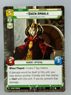 Star Wars Unlimited - Queen Amidala Hyperspace 365 - Image 1