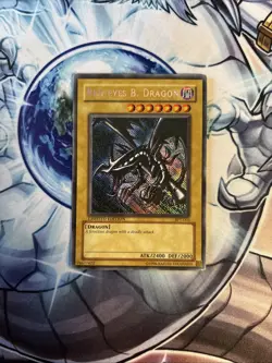 (13) Yu-Gi-Oh! Red-Eyes B. Dragon Limited Ed Reverse Secret Error BPT-005 HP - Image 1