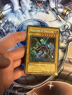 (13) Yu-Gi-Oh! Red-Eyes B. Dragon Limited Ed Reverse Secret Error BPT-005 HP - Image 2