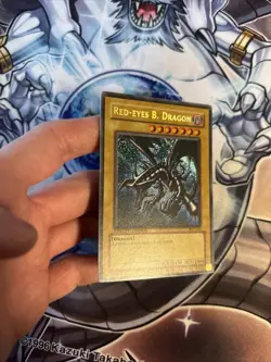 (13) Yu-Gi-Oh! Red-Eyes B. Dragon Limited Ed Reverse Secret Error BPT-005 HP - Image 3