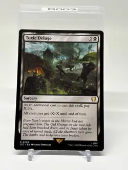 Toxic Deluge #0209 (NM) Lord of the Rings LTC Magic MTG - Image 1