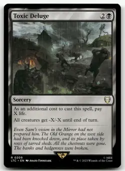 Toxic Deluge #209 (NM) Lord of the Rings LTC Magic MTG - Image 1