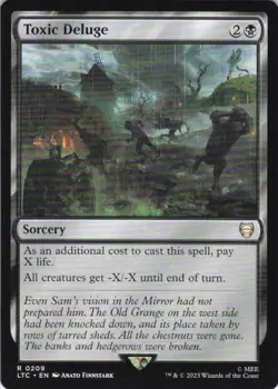 MTG Toxic Deluge (209) | NM | Commander: The Lord of the Rings {LTC} - Image 1