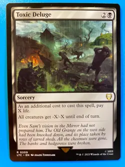 MTG 1x Toxic Deluge 209 Commander: Lord of the Rings Tales of Middle Earth x1 NM - Image 1