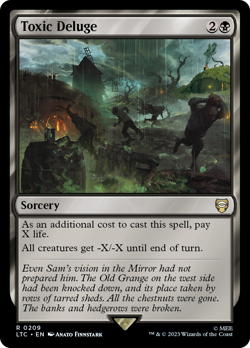Toxic Deluge [The Lord of the Rings: Tales of Middle-Earth Commander] Magic MTG - Image 1