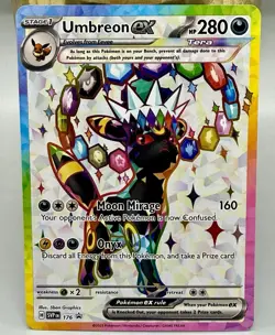 Pokemon Umbreon EX SVP 176 Premium Figure Collection Black Star Promo - Image 1