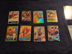One Piece Tcg Collection, 8 card Lot (Luffy Cards) NM - Image 1
