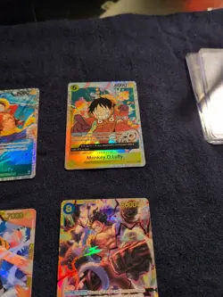 One Piece Tcg Collection, 8 card Lot (Luffy Cards) NM - Image 5