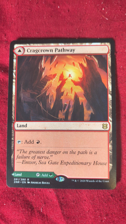 MTG Cragcrown Pathway - Zendikar Rising (ZNR) - Image 1