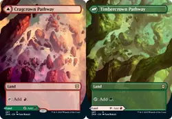 1x Cragcrown Pathway - Borderless Light Play MTG Magic - Kid Icarus - - Image 1