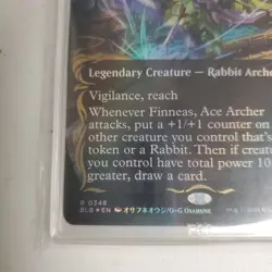 Finneas, Ace Archer (Borderless) (Raised Foil) Bloomburrow Foil - Image 5