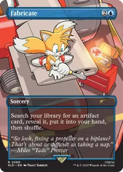 Fabricate -2090 - Full Art - Secret Lair :Sonic :Chasing Adventure- MTG-NM - Image 1