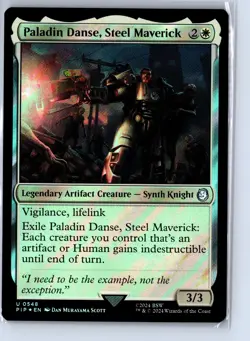 Universes Beyond: Fallout #548 Paladin Danse, Steel Maverick (Surge Foil) - Image 1