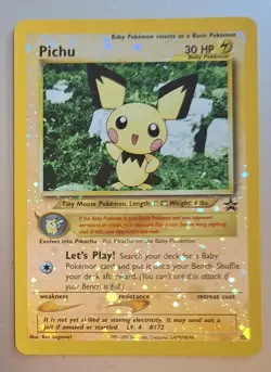 Pokemon TCG Pichu 35 Black Star Promo Reverse Holo Rare NM - Image 1