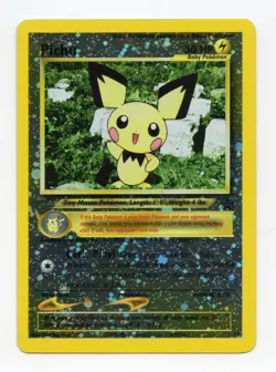 Pokemon TCG Pichu Holo Rare Promo #35 Black Star NM - Image 1