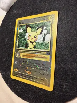 Pokemon TCG Pichu Holo Rare Promo #35 Black Star NM - Image 3